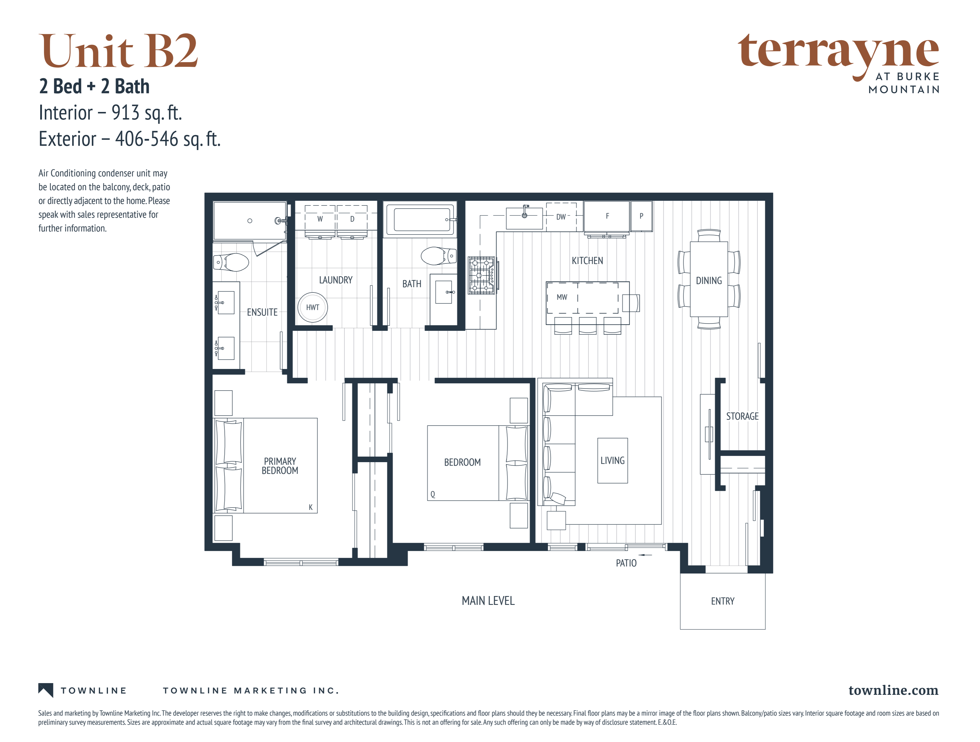 terrayne B2 Burke Mountain Townhomes Presales Coquitlam Floor Plan