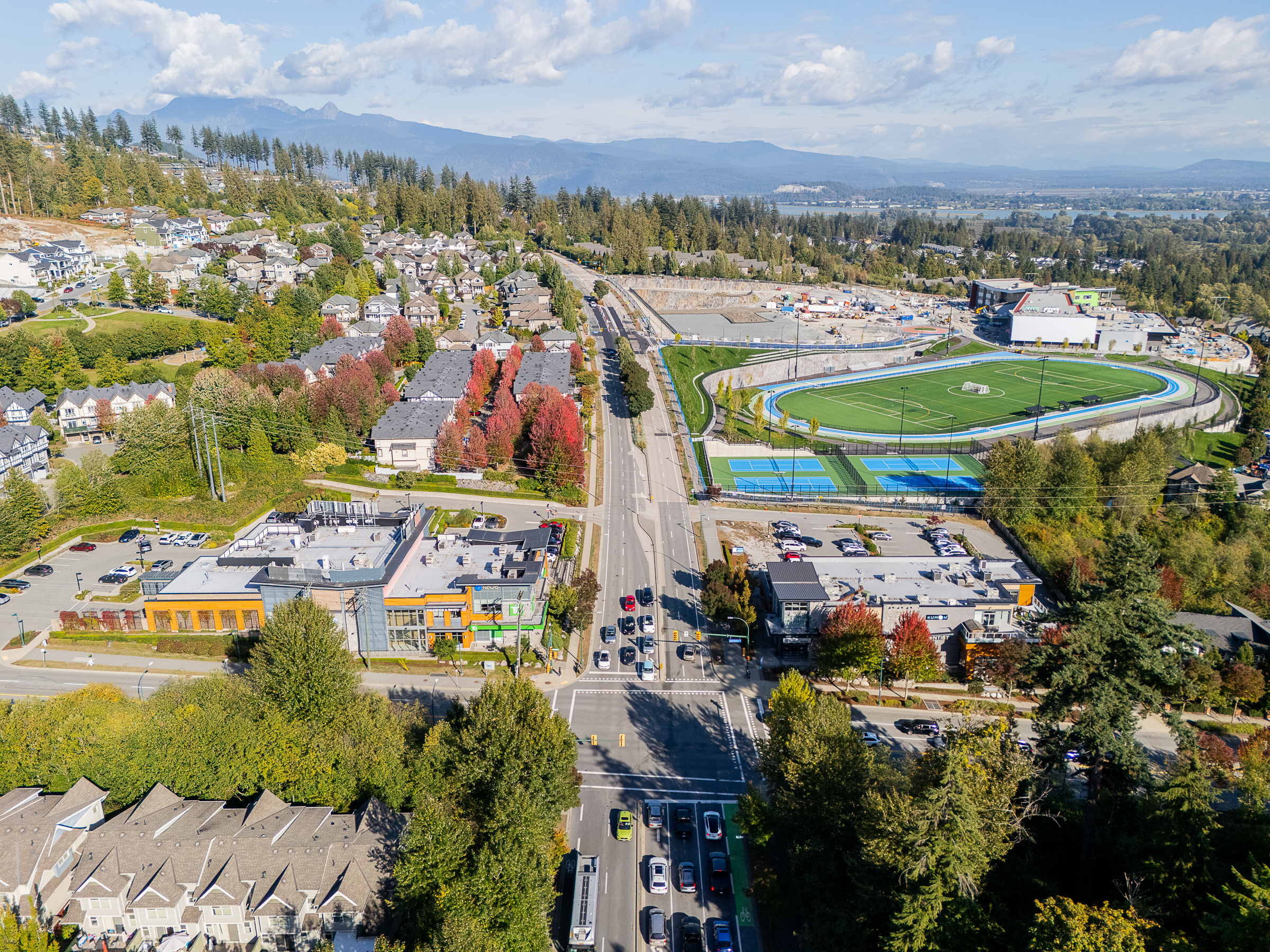 Burke Mountain Athletic Park Coquitlam Drone 3