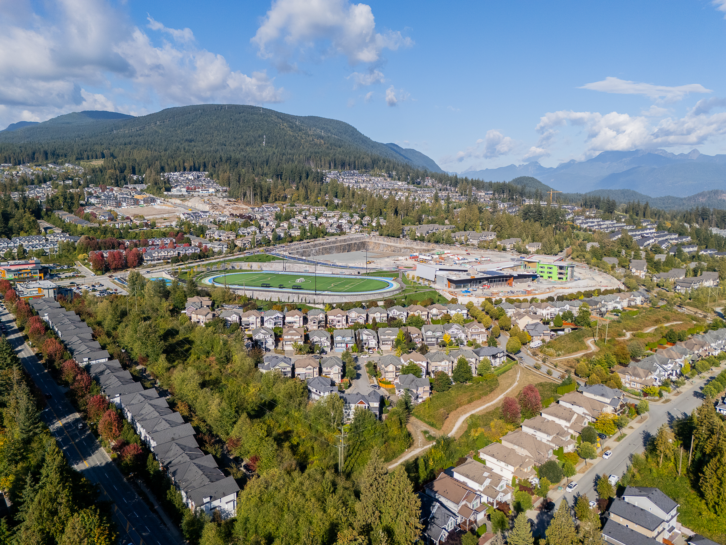 Burke Mountain Athletic Park Coquitlam Drone 3