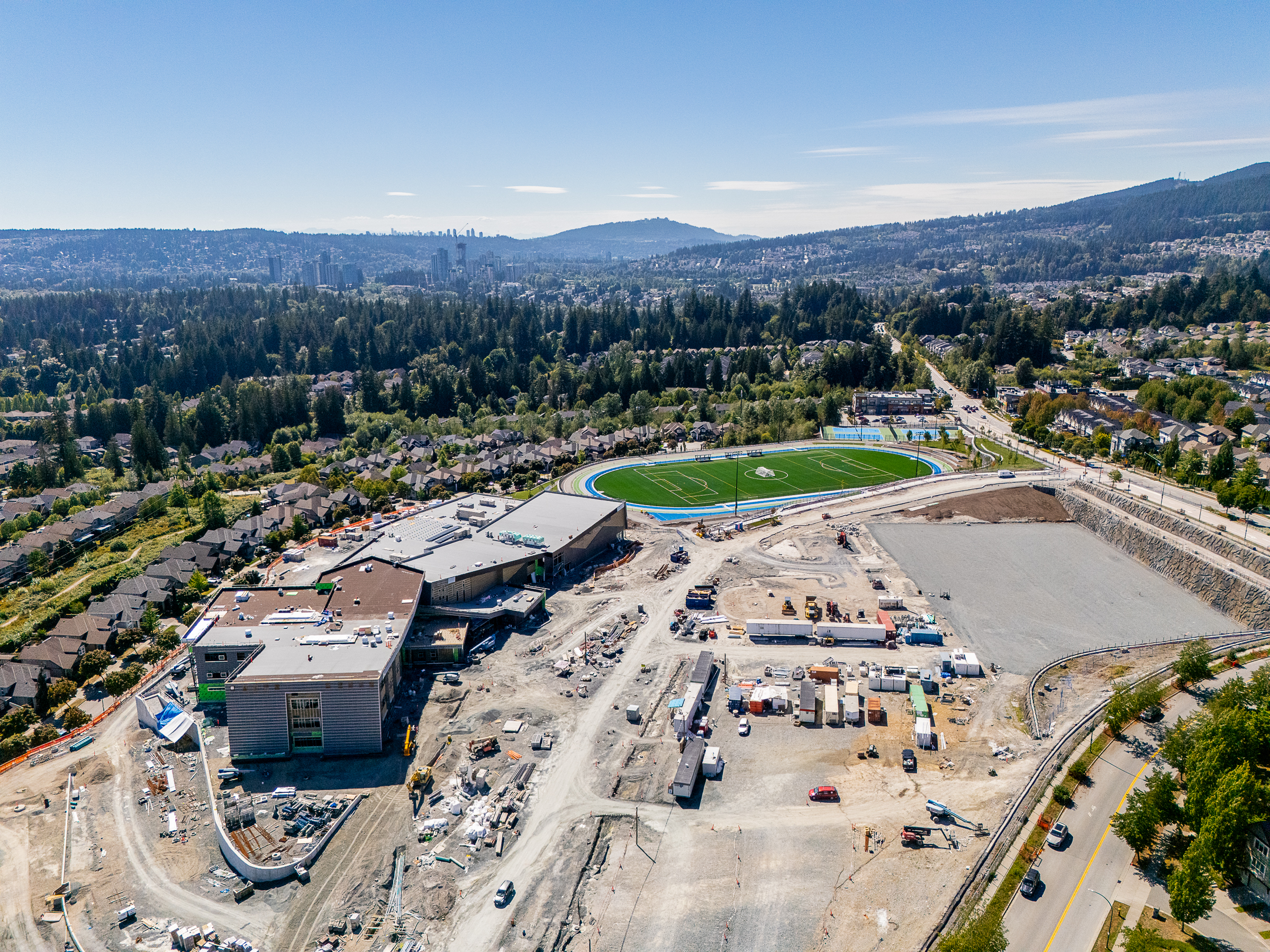 Burke Mountain Athletic Park Coquitlam Drone 3