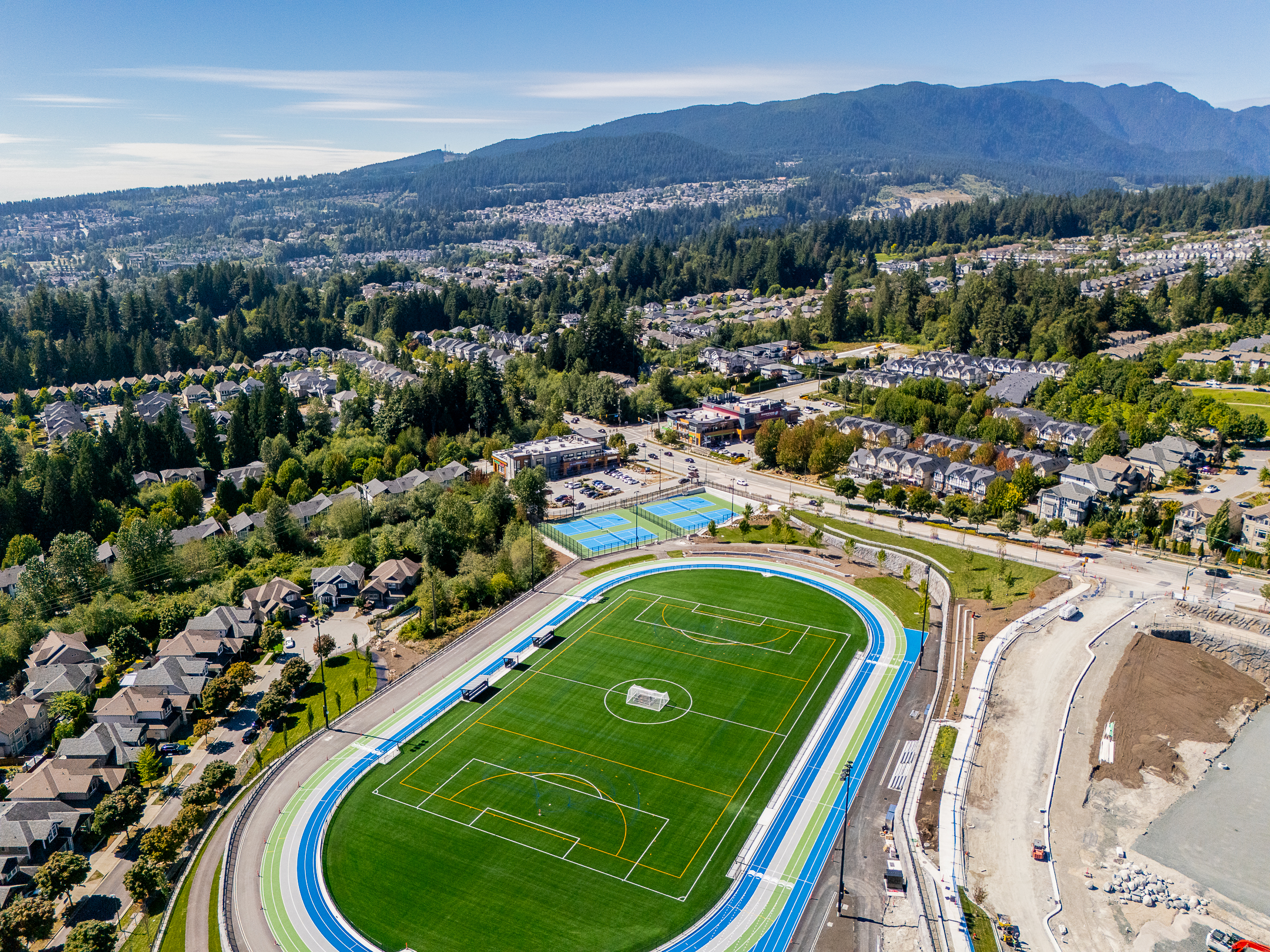 Burke Mountain Athletic Park Coquitlam Drone 3